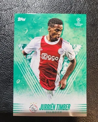 Jurrien Timber /99 - 2021 Alphonso Davies My Journey UEFA Champions League - Image 1 of 2