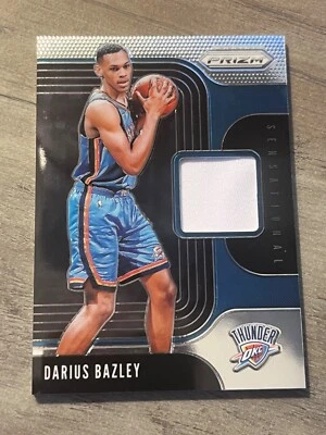 DARIUS BAZLEY 2019-20 PRIZM ROOKIE PATCH RC #SS-DBZ THUNDER - Image 1 of 2