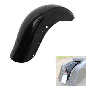 Vivid Black Rear Fender Fit For Harley Touring Electra Street Road Glide 2009-Up - Picture 1 of 12