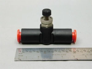 SMC AS2001FG-07-J Speed Controller, In-Line, One-Touch 1/4" , Stainless Steel - Picture 1 of 1