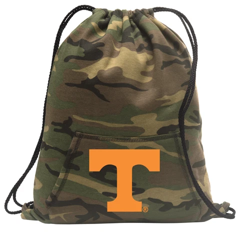 Tennessee Vols Backpack CAMO Drawstring Bag Pack CLASSIC HOODY DESIGN! Cover