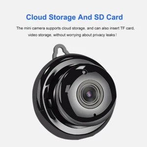 Wireless Mini WIFI 720P Macchina Fotografica IP Cloud Storage Visione Notturna - Imagen 1 de 6