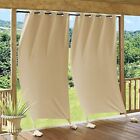 RYB HOME Blackout Curtains Windproof - Weighted Bags Attached, 84 inches Long, W