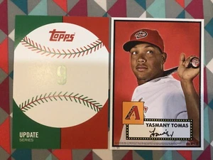 YASMANY TOMAS #9 DiamondBacks 71/99 Made 2015 Topps 5x7 1952 Tribute Update - Picture 1 of 1