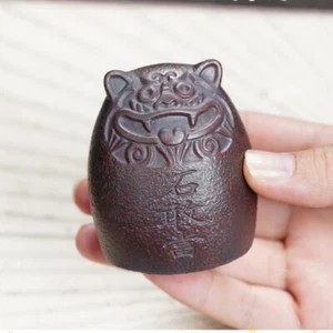handmade tea pet holder for lid of tea pot lion statue mascot yixing zisha rack - Picture 1 of 10