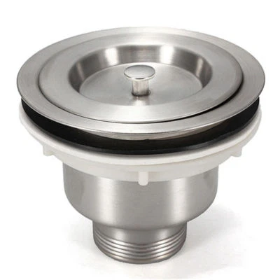 Siebkorb Ablaufstopfen Siebkorbventil Spülenablauf Spülbecken 110mm Siebkörbchen - Bild 1 von 4