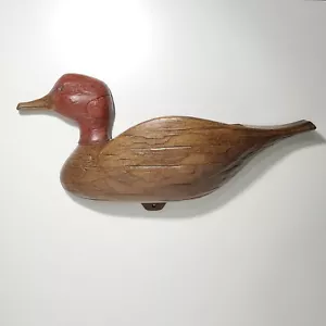Vintage Syroco Duck Wall House Pocket Wood Look 4544 Planter Letter Holder Home - Picture 1 of 5