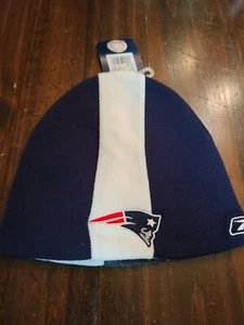 Vtg new England patriots eebok Players Sideline team streak Hat Beanie Cap skull - Picture 1 of 2