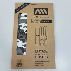 All Mountain Style AMS Frame Guard  Protection Stickers XL Clear/Camo - Picture 1 of 10