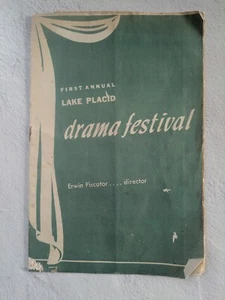 1949 Lake Placid Drama Festival First Annual-Edwin Piscator Vintage - Picture 1 of 5
