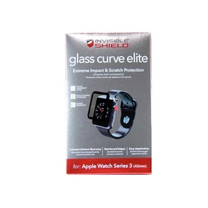 ZAGG INVISIBLE SHIELD FOR APPLE WATCH SERIES 3 42MM GLASS CURVE ELITE 200101819 - Picture 1 of 2