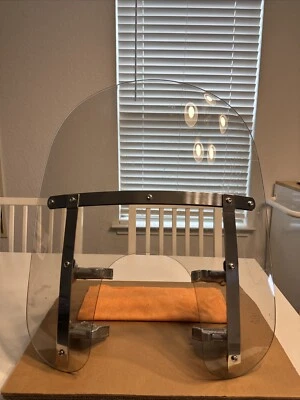 2006-2017 Harley Dyna FXD 49 мм 14 дюймов ветровое стекло HD быстросъемные зажимы AS 6 Lexan - Изображение 1 из 4