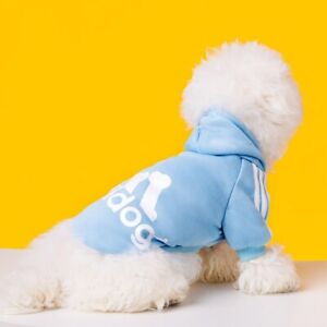 2 Leg Pet Dog Clothes Cat Puppy Coat Winter Hoodies Warm Sweater Jacket Clothing