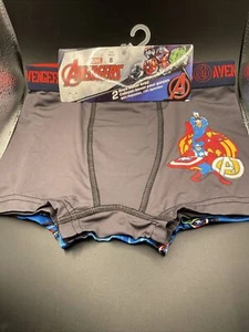 Marvel Avengers Boys 2 Pairs Boxer Briefs Size 8 - Picture 1 of 3
