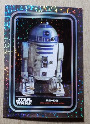 2023 Topps Star Wars New York Comic Con Silver Sparkle R2-D2 #SWBNY-12 - Image 1 of 2