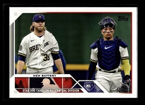 2023 Topps Update #US251 William Contreras Corbin Burnes (NM+)(BAS) - Picture 1 of 2