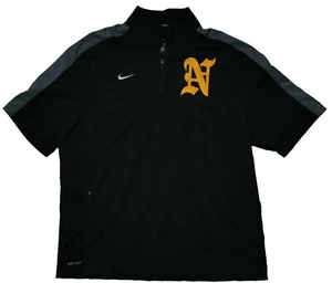 Nike Sportwear Dri-Fit (Black/Yellow) Quarter Zip Jacket Men's Size Large  - Picture 1 of 5