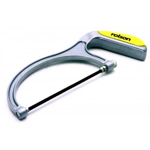 Aluminium Junior Hacksaw Easy Release Rubber Handle Cut Metal Plastic 1500mm 6" - Picture 1 of 2
