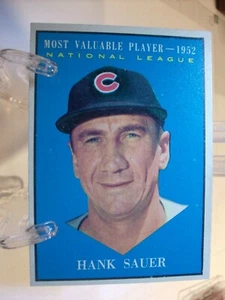 1961 Topps Baseball #481 - Hank Sauer MVP - Chicago Cubs  61-086 - Picture 1 of 2