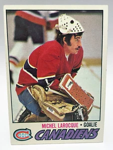 1977-78 Topps #177 MICHEL "BUNNY" LAROQUE - Montreal Canadiens - Picture 1 of 2