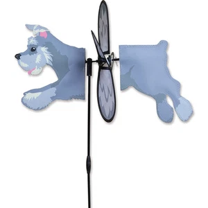 Schnauzer Dog Staked Petite Wind Spinner 10 - PR 25089 - Imagen 1 de 1