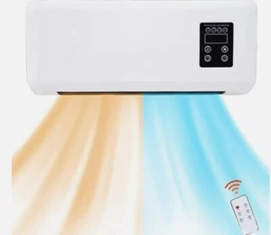 STUFA ELETTRICA Termoconvettore da PARETE Comfort Casa Caldo/Freddo Bagno - Foto 1 di 10