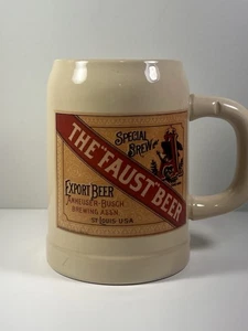 Anheuser Busch "Faust Beer" Half Liter Stein Tavern Trove 1992 - Picture 1 of 6