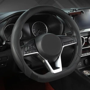 Cubierta inferior plana del volante del coche para Nissan, cubierta del volante en forma de D... - Imagen 1 de 7