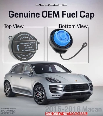 Tapa de combustible original Porsche Macan 95B 2015-2018 95B201550E Foto 1 de 4