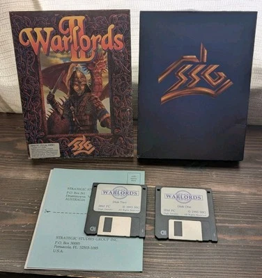 WARLORDS II : Mac / Power Mac 3.5" Floppy Vintage Big Box Incomplete! Read Desc. - Image 1 of 4