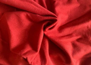 Soft Wool Fabric Sheet– Red For Sewing DIY (A Meter 100cm x 158cm) - Picture 1 of 6