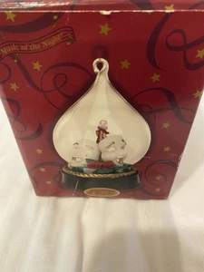 5" The San Francisco Music Box Co Musik der Nacht Komödie/Tragödie Kuppel Ornament - Bild 1 von 4