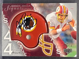 2003 Sweet Spot Signatures #SSRI John Riggins autógrafo HOF casco logotipo automático - Imagen 1 de 2