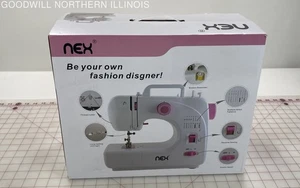 Nex Mini Multi-Purpose Sewing Machine Model FHSM-508 - IOB - Powers On, Works - Picture 1 of 8