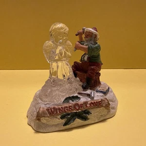 Figi Santa's Crystal Valley Christmas Wings of Love Figurine 1997 LE #3047 - Picture 1 of 13