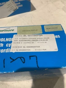 EVERMORE TOOL HOLDER DW220-C19.05-60 NEW - Picture 1 of 4