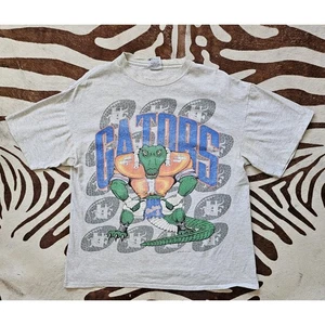 Vintage 90s Florida Gators UF Single Stitch Gray T-Shirt XL - Picture 1 of 6