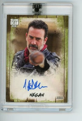 2018 Topps The Walking Dead Auto Collection Mold Negan Jeffrey Dean Morgan/10 Foto 1 de 2