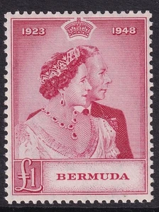 BERMUDA GVI SG126, £1 carmine, MNH Cat £45. - Picture 1 of 2