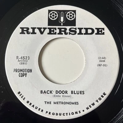 RIVERSIDE PROMO: The Metronomes – Back Door Blues 1962 White Label JAZZ 45 NM - Image 1 of 4