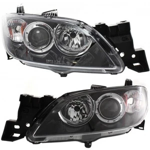 For 2004-2009 Mazda 3 Headlight Driver & Passenger Side Pair CAPA - Picture 1 of 5