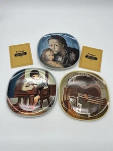 Vintage Collectible 1973 Pablo Picasso Limited Edition Plate Set Of 3 - Picture 1 of 10