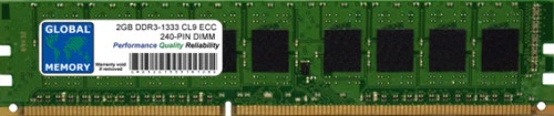 2GB DDR3 1333MHz PC3-10600 240-PIN ECC UDIMM Memoria RAM Per Server / - Immagine 1 di 1
