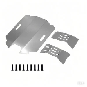 Stainless Steel RC Chassis Armor Set Skid Plate For ARRMA 1/14 Mojave GROM RC - Picture 1 of 5