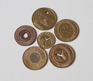  New York City 6-Subway Transit Tokens ( 6 tokens total )