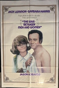 THE WAR BETWEEN MEN AND WOMEN ONE SHEET POSTER JACK LEMMON 1972 - Picture 1 of 1