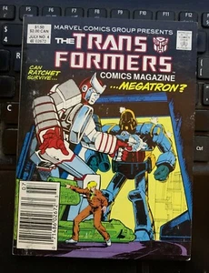 1987 TRANSFORMERS Comics Magazine Digest #4 FVF 7.0 Dinobots! / Marvel Comics - Picture 1 of 2