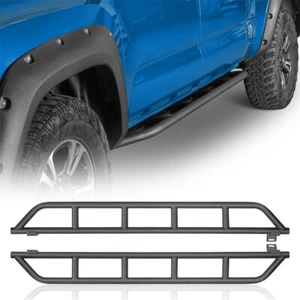Both Side Rock Slider Guard Nerf Bar Running Board Fit 2005-2023 Toyota Tacoma - Picture 1 of 18