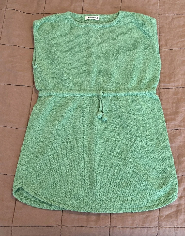 Misha & Puff Terrycloth Cover-Up Verde - Juventude 7 - 8 anos - Excelente Estado! - Imagem 1 de 4