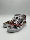 NEW Vans SK8-HI TAPERED Shoes Peace Floral Sunflowers Women?s Size 8.5